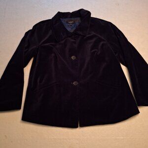 Ladies Black 3-4 Button Jacket from Talbots